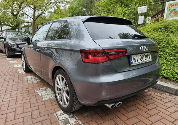 Audi A3 cena 59900 przebieg: 106000, rok produkcji 2015 z Warszawa małe 191